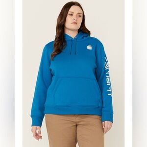 Carhartt Women's Vibrant Blue Hoodie